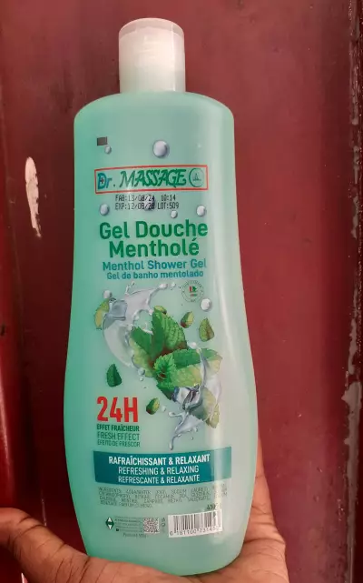 Gel douche mentholé 