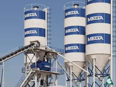 CENTRALE A BETON 90 m3 – MELANGEUR A DOUBLE ARBRE (ITALIEN)