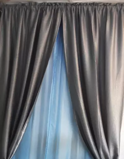 RIDEAUX SIMPLES ET AVEC VOILE