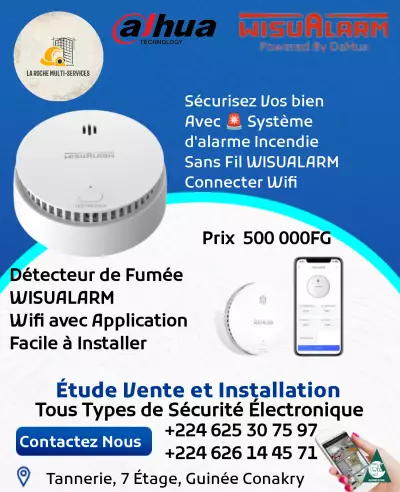 Détecteur de fumée Incendie 