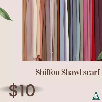 Shiffon shawl Scarf 