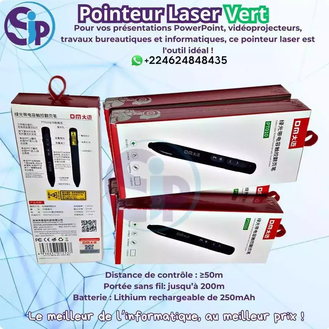 Pointeur Laser Vert – Présentations PowerPoint et Plus