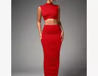 Ensemble jupe longue sexy 