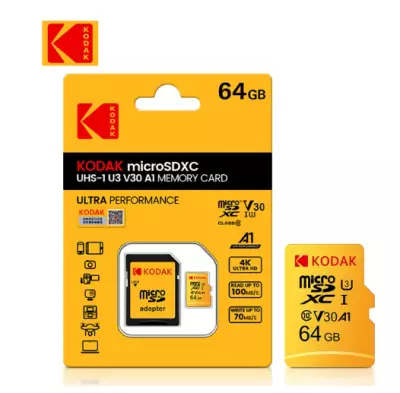 Carte Micro SD KODAK, Carte SD 64 go