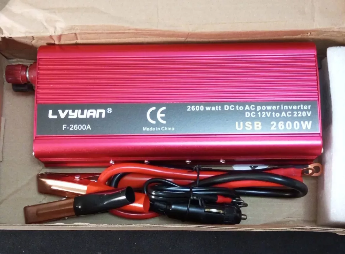 Inverter - Convertisseur 2600w 12v à 220