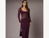 Robe longue classe et élégante 
