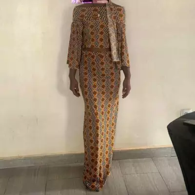 Robe longue moulante 