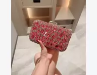 Sac de soirée chic raffiné en diamant 