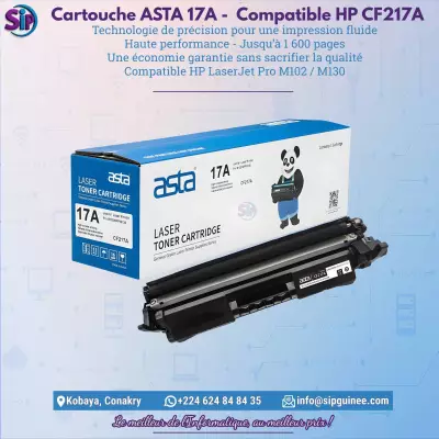 Cartouche ASTA 17A - Compatible HP CF217A