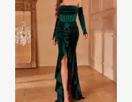 Robe en velours sexy élégante idéal pour tout type de soirée 