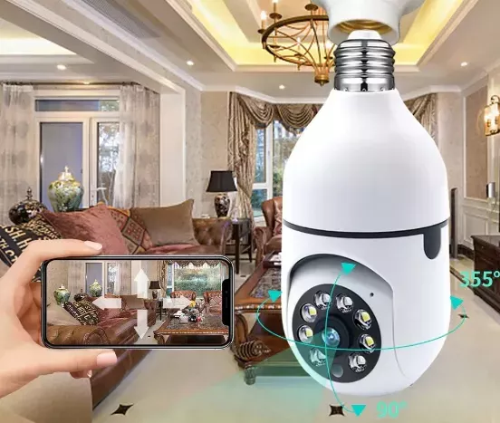 Caméra de Surveillance Ampoule WIFI
