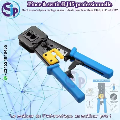 Pince à sertir RJ45 professionnelle