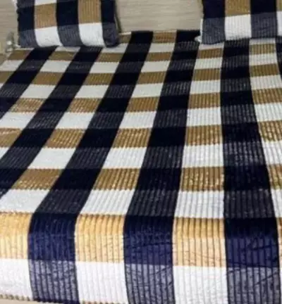 Drap de lit velours 3 pièces de très bonne qualité 